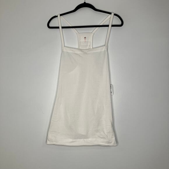 NWT FREE PEOPLE MOVEMENT Square Up Tank White Medium - Picture 2 of 5